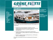 Tablet Screenshot of gruene-flotte.de